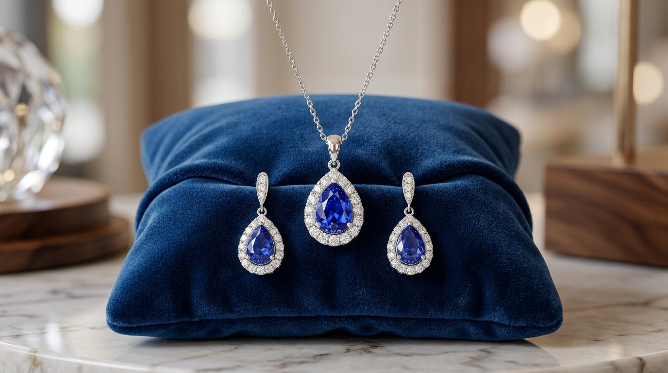 Pendant set with earrings