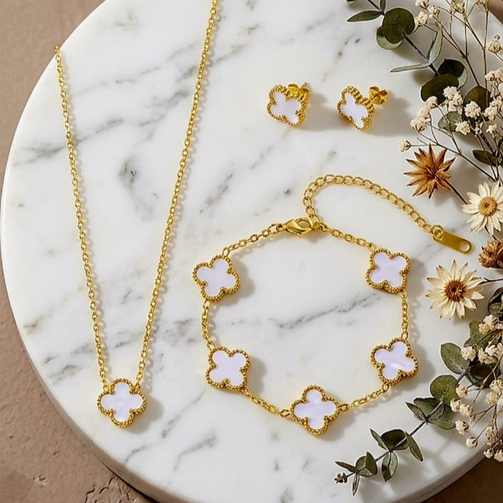 FOUR LEAF CLOVER 3PC COMBO SET