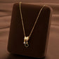 Black Clover Charm Pendant Necklace