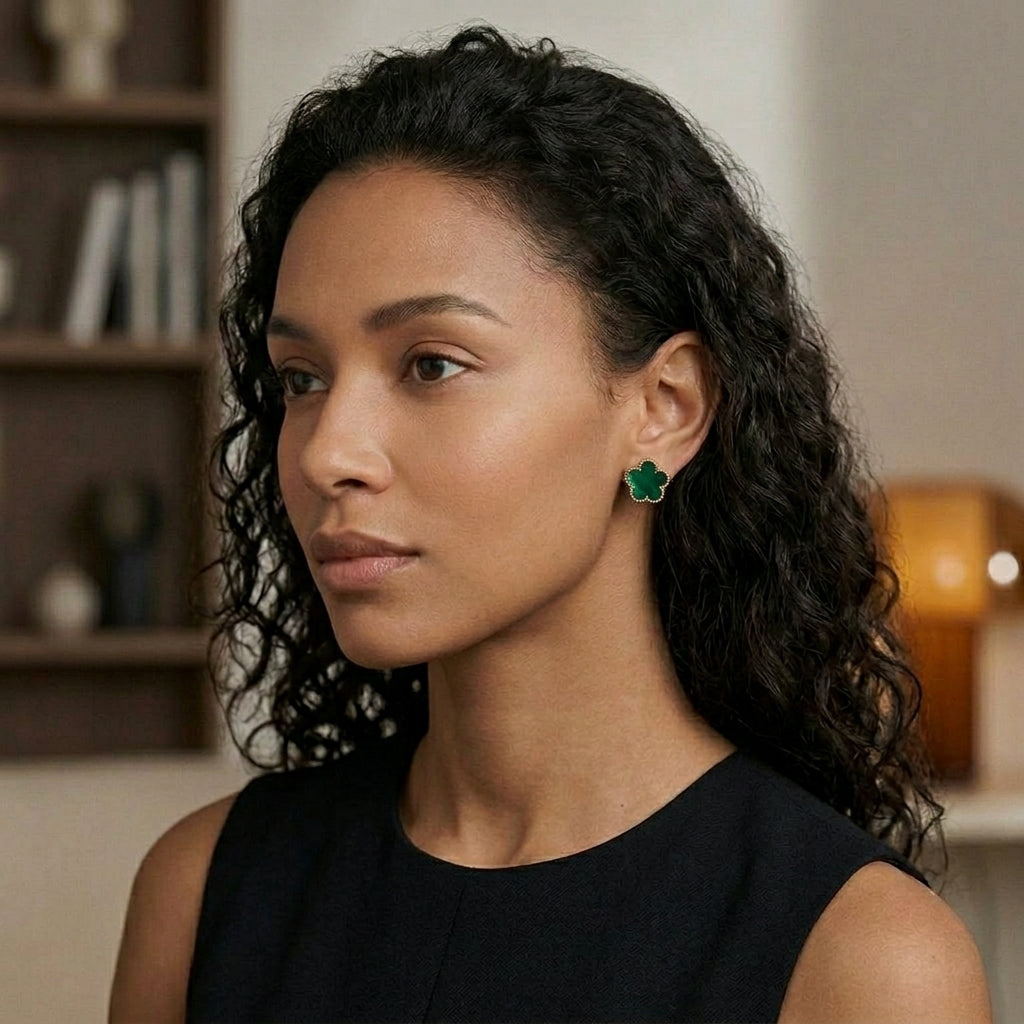 Five Leaf Clover Earrings